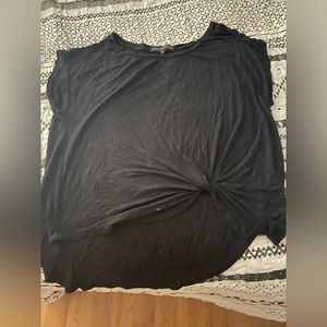 LARGE black shirt with knot
